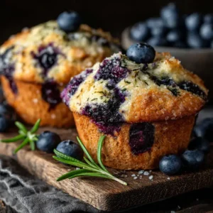 high protein blueberry muffins dessert 1