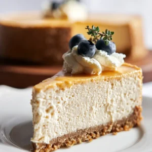 high protein creamy cheesecake slice 1