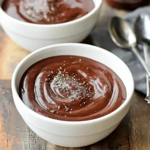 high protein creamy chocolate pudding 1