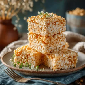 high protein healthy rice crispy treats 1